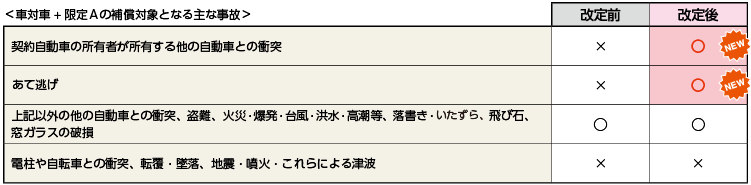 �ԑΎԁ{����`�̕⏞�ΏۂƂȂ��Ȏ��� �����́u�_�񎩓��Ԃ̏��L�҂����L���鑼�̎����ԂƂ̏Փˁv�Ɓu���ē����v���ΏۂƂȂ�܂��B