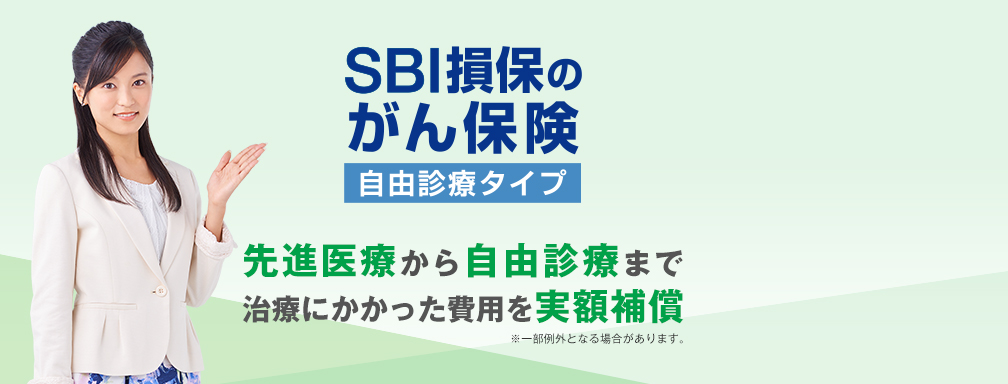 SBI損保のがん保険(自由診療タイプ)
